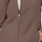 Karen Scott Women's Zeroproof Fleece Jacket Brown Size PS/M
