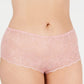 INC International Concepts Women's Plus Size Lace Boyshort Pink Size 1X