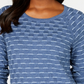 Karen Scott Women's Textured Sweater Navy Size XX-Large