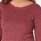 Karen Scott Women's Boat Neck Cotton Sweater Red Size Large