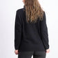 Karen Scott Women's Sport Cowl-Neck Top Black Size Medium