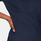 Karen Scott Women's Cotton Eyelet Yoke Top Navy Size X-Small