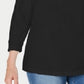 Karen Scott Womne's Three-Quarter Sleeve Top Black Size X-Small
