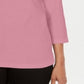 Karen Scott Women's Crochet Square-Neck Top  Dark Pink Size X-Small