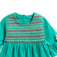 First Impressions Baby Girls Smocked Top Green Size 6-9MOS