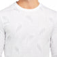 Alfani Men's Paisley Graphic Shirt Gray Size Small