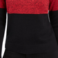 Karen Scott Women's Petite Colorblock Cotton Turtleneck Sweater Red Petite Small