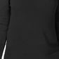 Karen Scott Women's Cotton Boat Neck Sweater Black Size Medium