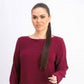 Karen Scott Women's Cotton Boat-Neck Sweater Red Size Large