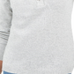 Karen Scott Women's Petite Hardware-Trim Cotton Henley Sweater Gray Size Petite Large