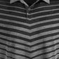 Attack Life Men's Ombre Chevron Jacquard Polo Black Size Small