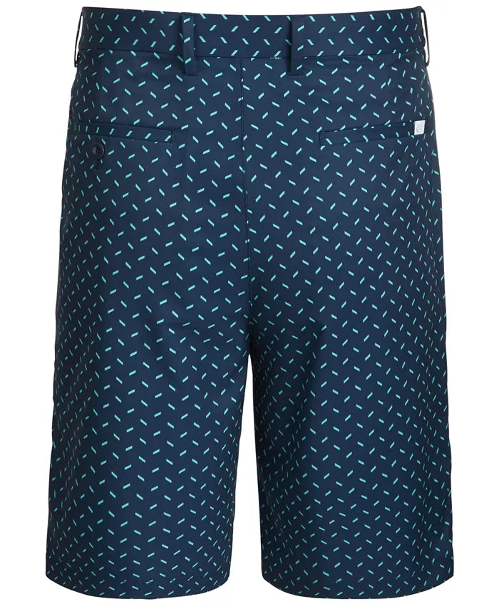 Greg Norman Men's Metal Print Shorts Navy Size 42