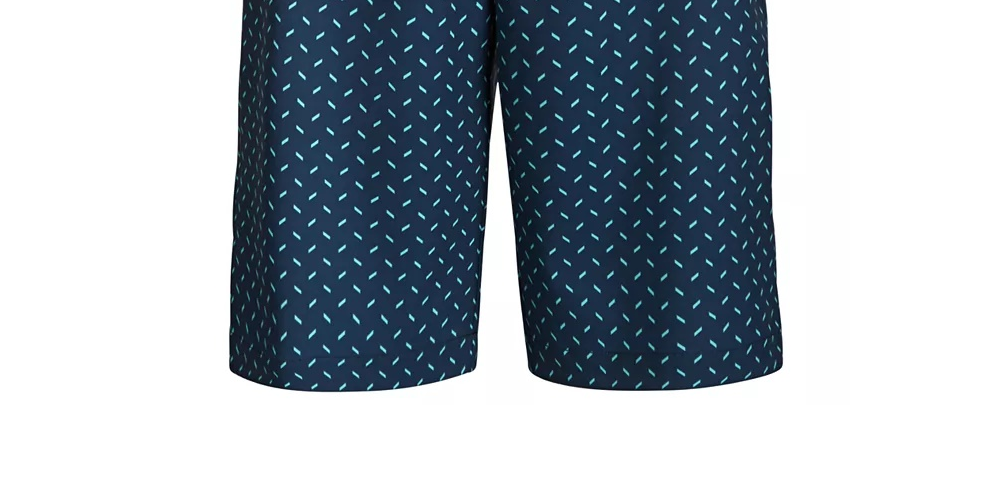 Greg Norman Men's Metal Print Shorts Navy Size 42
