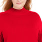 Karen Scott Women's Plus Size Cotton Mock-Neck Sweater Red Size 2X
