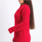 Karen Scott Women's Cowlneck Chenille Sweater Red Size XX-Large