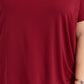 Alfani Women's Plus Size Mock-Neck Top Wine Size 3X