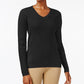 Karen Scott Women's Mock Neck Sweater Black Size Petite Large