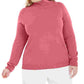 Karen Scott Women's Turtleneck Luxsoft Sweater Pink Size 2X