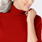 Karen Scott Women's Plus Size Turtleneck Luxsoft Sweater Mediun Red Size 1X
