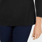 Karen Scott Women's V Neck Sweater Black Size Petite Small