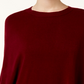 Karen Scott Women's Asymmetric Ruffled Poncho Red Size Small
