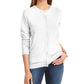 Karen Scott Women's Luxsoft Button Cardigan White Size PXL