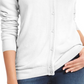 Karen Scott Women's Petite Luxsoft Button Cardigan White Size Petite Large