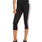 ID Ideology Women's Colorblocked Cropped Leggings Purple Size Medium