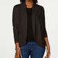 Karen Scott Women's Open-Front Cardigan Dark Beige Size X-Large