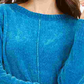 Style & Co Women's Chenille Sweater Blue Size Petite Medium