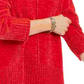 Style & Co Women's Chenille Sweater Red Size Petite Medium