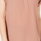 Charter Club Women's Split Neck Top Beige Size Small