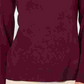 Karen Scott Women's Button Shoulder Sweater Red Size PXL