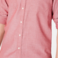 American Rag Men's Micro Herringbone Shirt Red Size Small