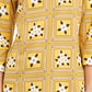 Charter Club Women's Tile-Print Top Gold Size XX- Large
