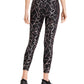 Ideology Women's Printed Luster Leggings Black Size X-Small