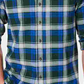 Club Room Men's Stretch Plaid Shirt Green Size Medium