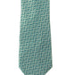 Alfani Men's Murphy Silk Geo Print Neck Tie Dark Blue Size Regular