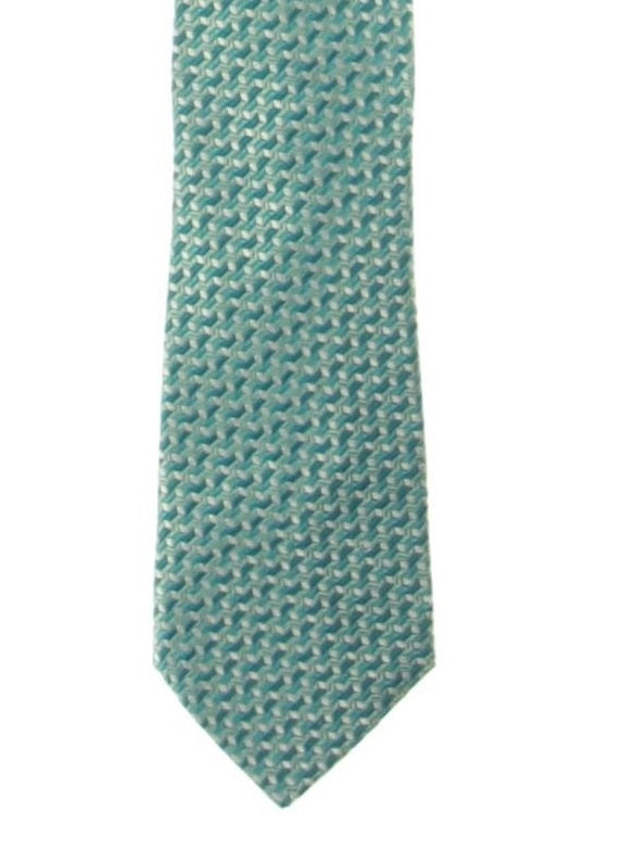 Alfani Men's Murphy Silk Geo Print Neck Tie Dark Blue Size Regular