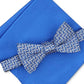 Alfani Men's Murphy Pocket Square 2 Piece Bow Tie Dark Blue Size Regular