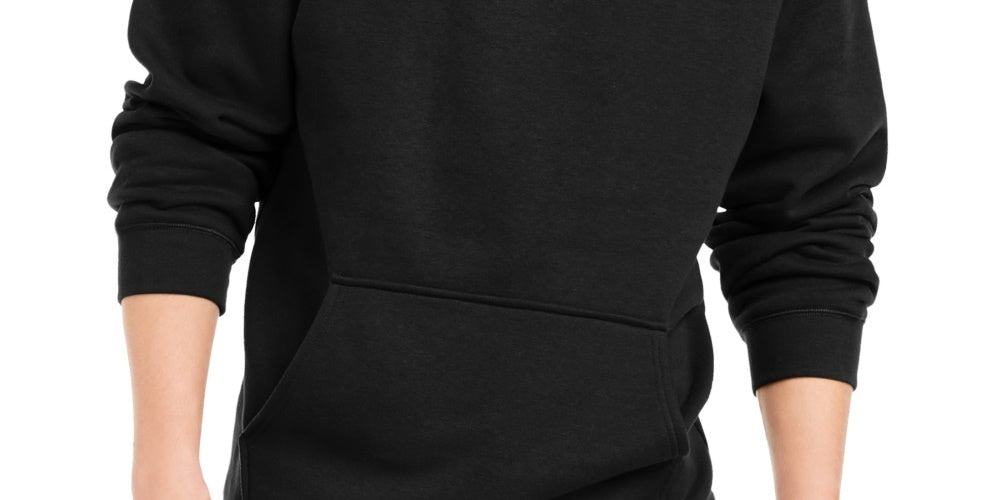 ID Ideology Men's Long Sleeve Crew Neck Draw String Sweater Black Size Small