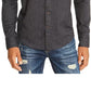 American Rag Men's Regular Fit Brushed Twill Button Down Shirt Black Size X-Small