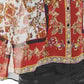 INC International Concepts Women's Scarf-Print Blouse Red Size Small