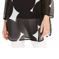Alfani Women's Printed Sheer Tunic Black Size Small