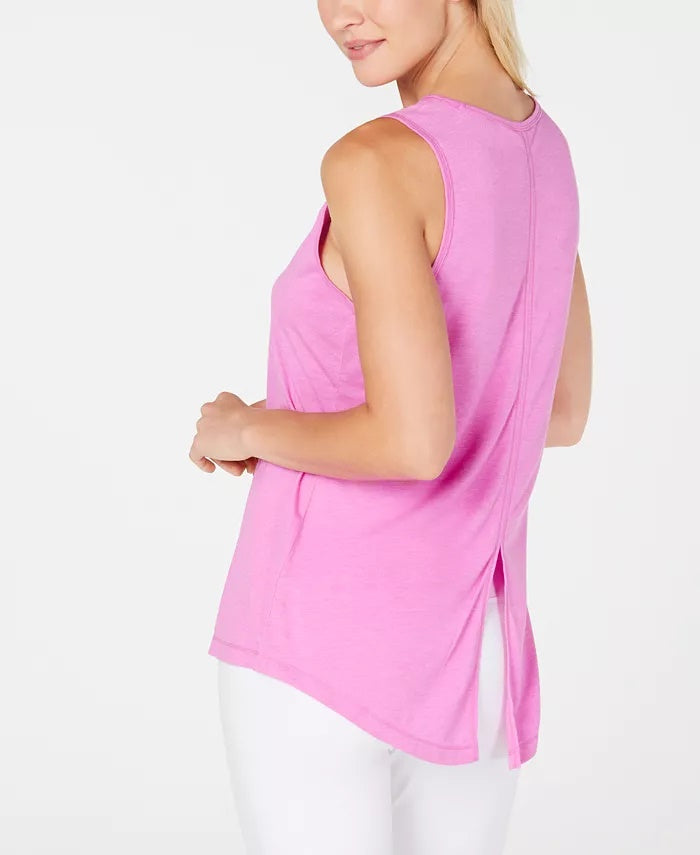 Ideology Women's Tie-Back Tank Top Purple Size X-Small