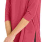Alfani Women's Cold Shoulder Asymmetrical Top Red Size Medium