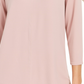 Alfani Women's 3/4 Sleeve Tunic Top Pink Size XX-Large