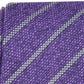Alfani Men's Paxton Silk Blend Striped Neck Tie Purple Size Regular