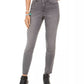 Style & Co Women's Curvy Fit Skinny Bling Pocket Jeans Charcoal Size 2
