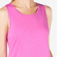 Ideology Women's Mesh-Hem Tank Top Purple Size Small
